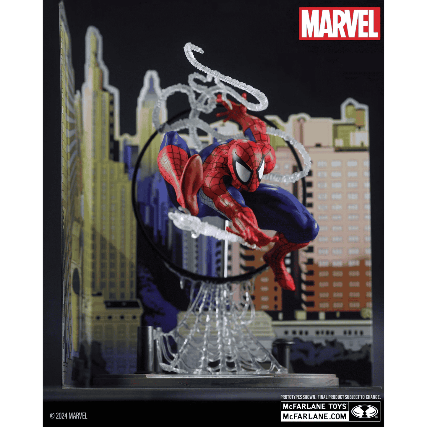 Spider-Man 1:6 Figur von McFarlane Toys – Marvel Sammler Statue – Hochdetailliert