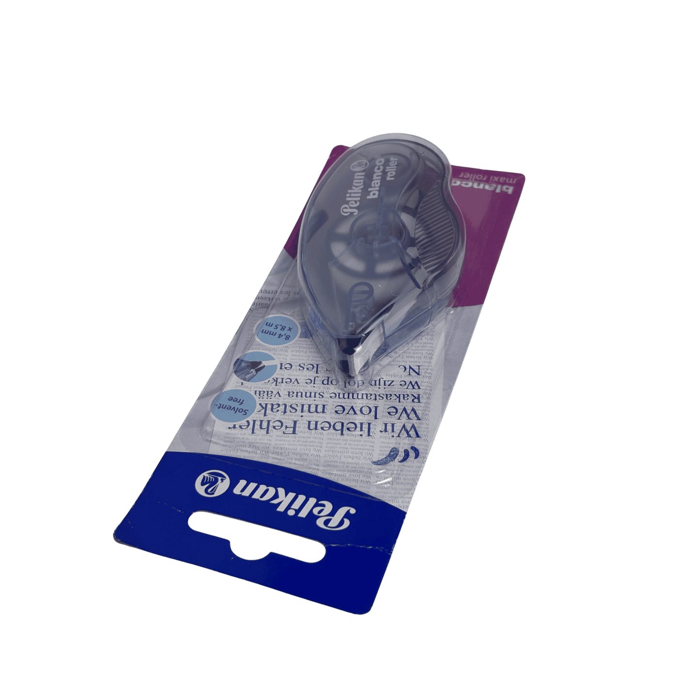 4er Set Pelikan blanco® Maxi Korrekturroller | 8,4 mm Breite, 8,5 m Länge | Saubere Sofort-Korrektur