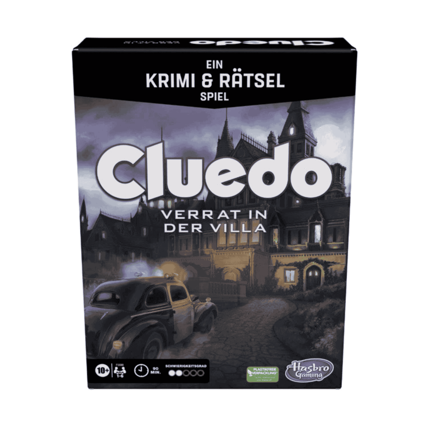 Hasbro Cluedo Verrat in der Villa, EIN Krimi- & Rätselspiel, kooperatives Spiel