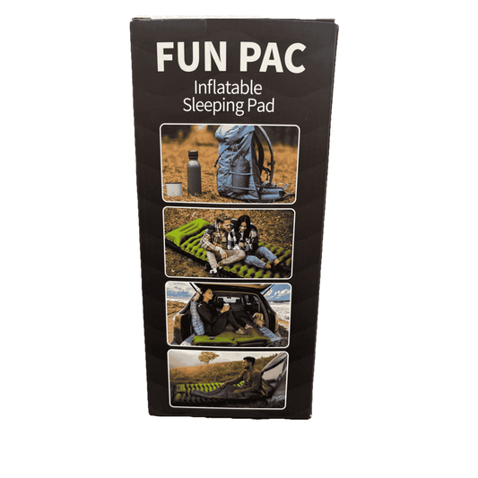 Funpac Camping-Schlafmatte, ultraleichte Campingmatte Grün 198x68x7cm