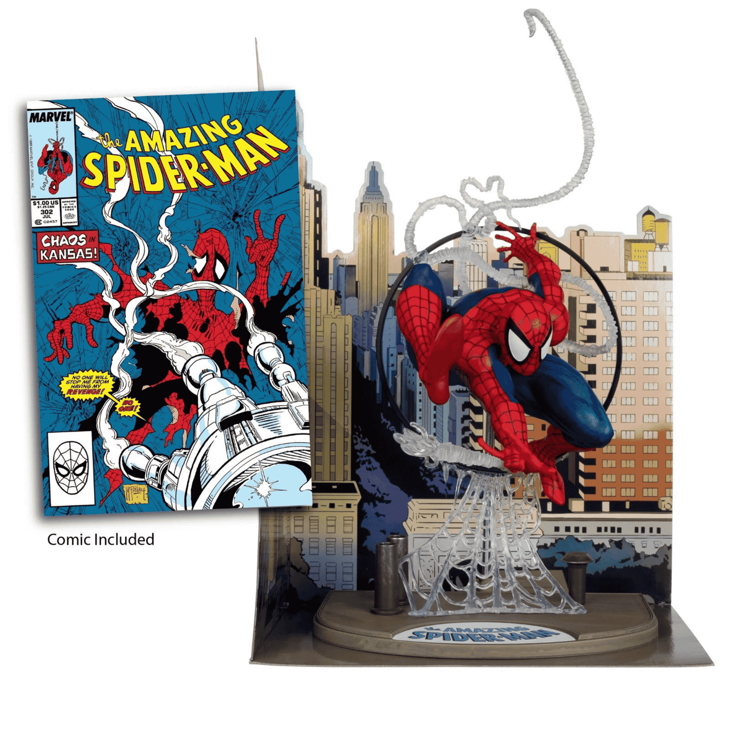 Spider-Man 1:6 Figur von McFarlane Toys – Marvel Sammler Statue – Hochdetailliert