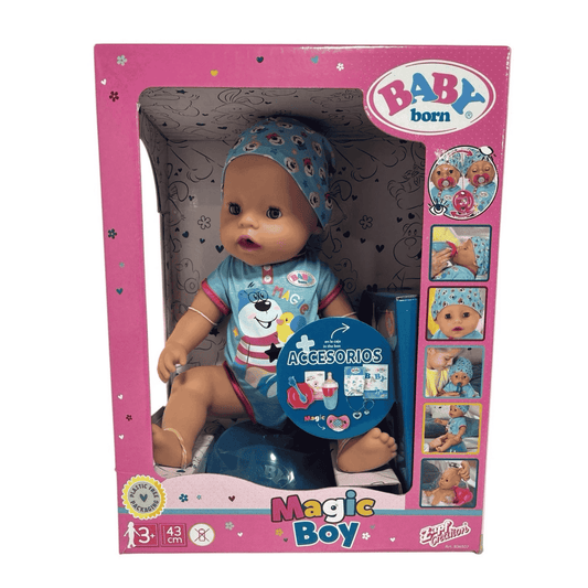 Zapf Baby Born Babypuppe Magic Boy 43 cm