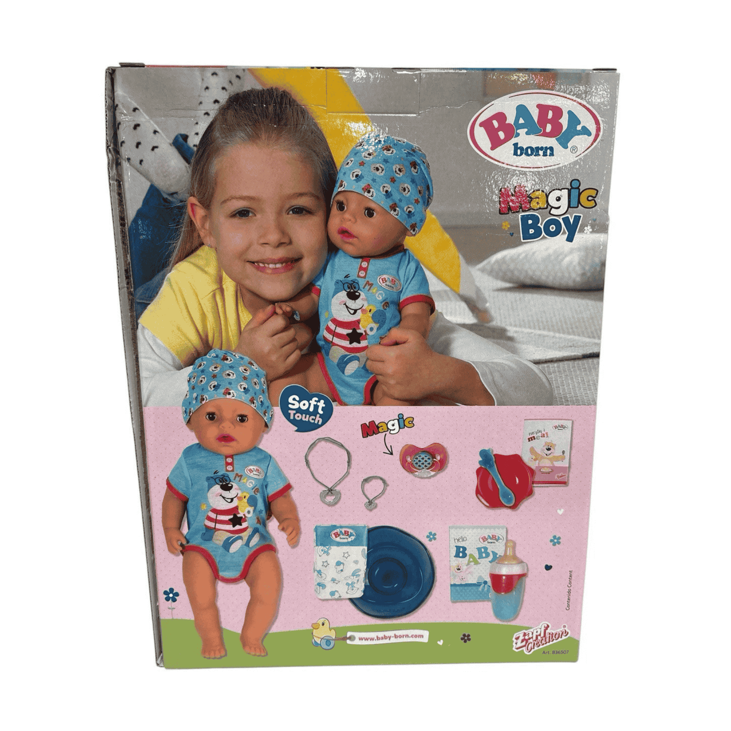 Zapf Baby Born Babypuppe Magic Boy 43 cm