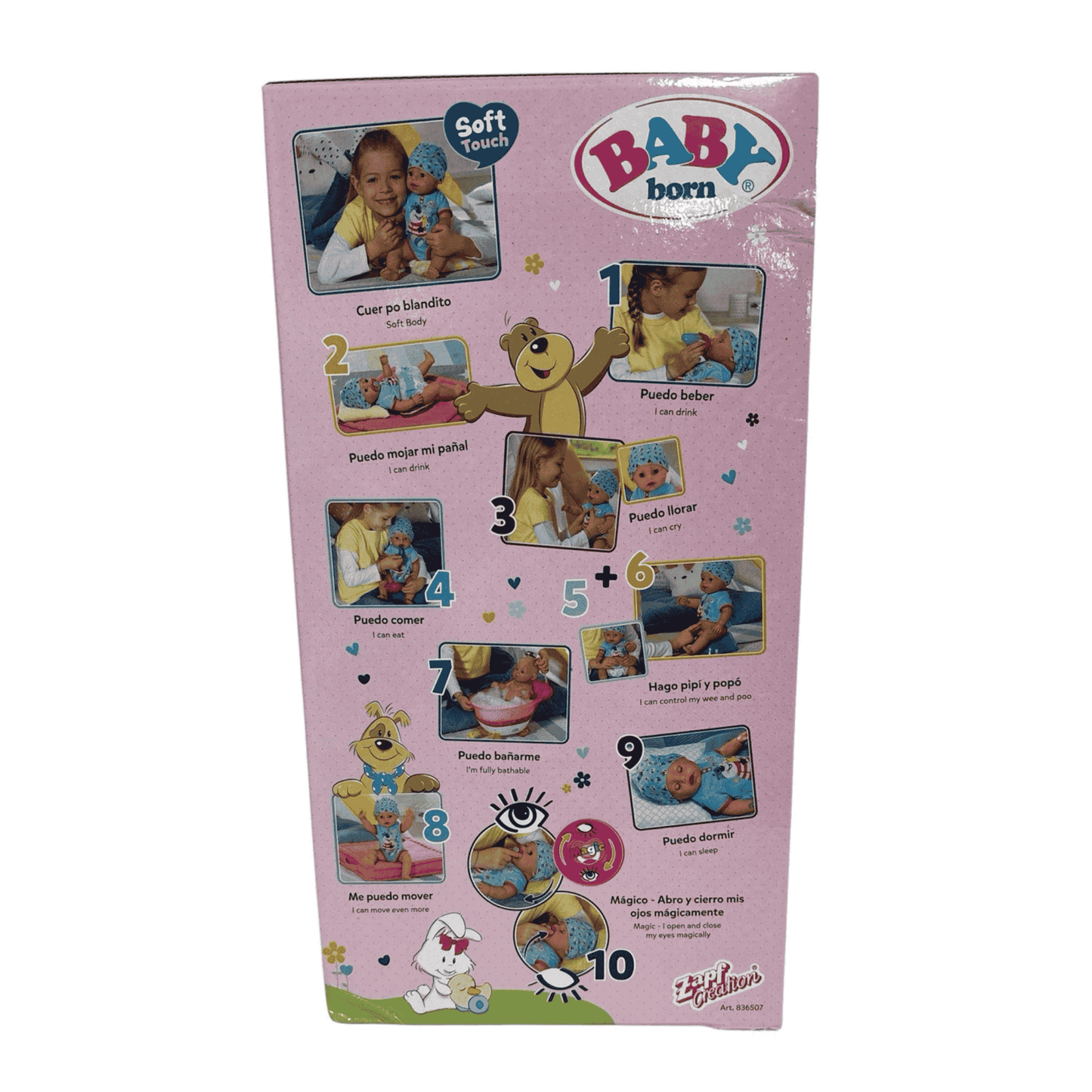 Zapf Baby Born Babypuppe Magic Boy 43 cm