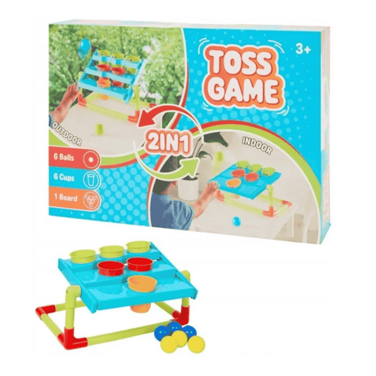 TOSS GAME Cup-Wurfspiel – Spielspaß für die ganze Familie