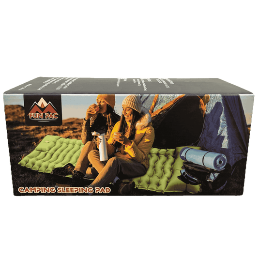Funpac Camping-Schlafmatte, ultraleichte Campingmatte Grün 198x68x7cm