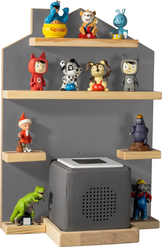 Kinder-Wandregal für Hörspielfiguren /-Box kompatibel zu Tonie-Figuren Toniebox