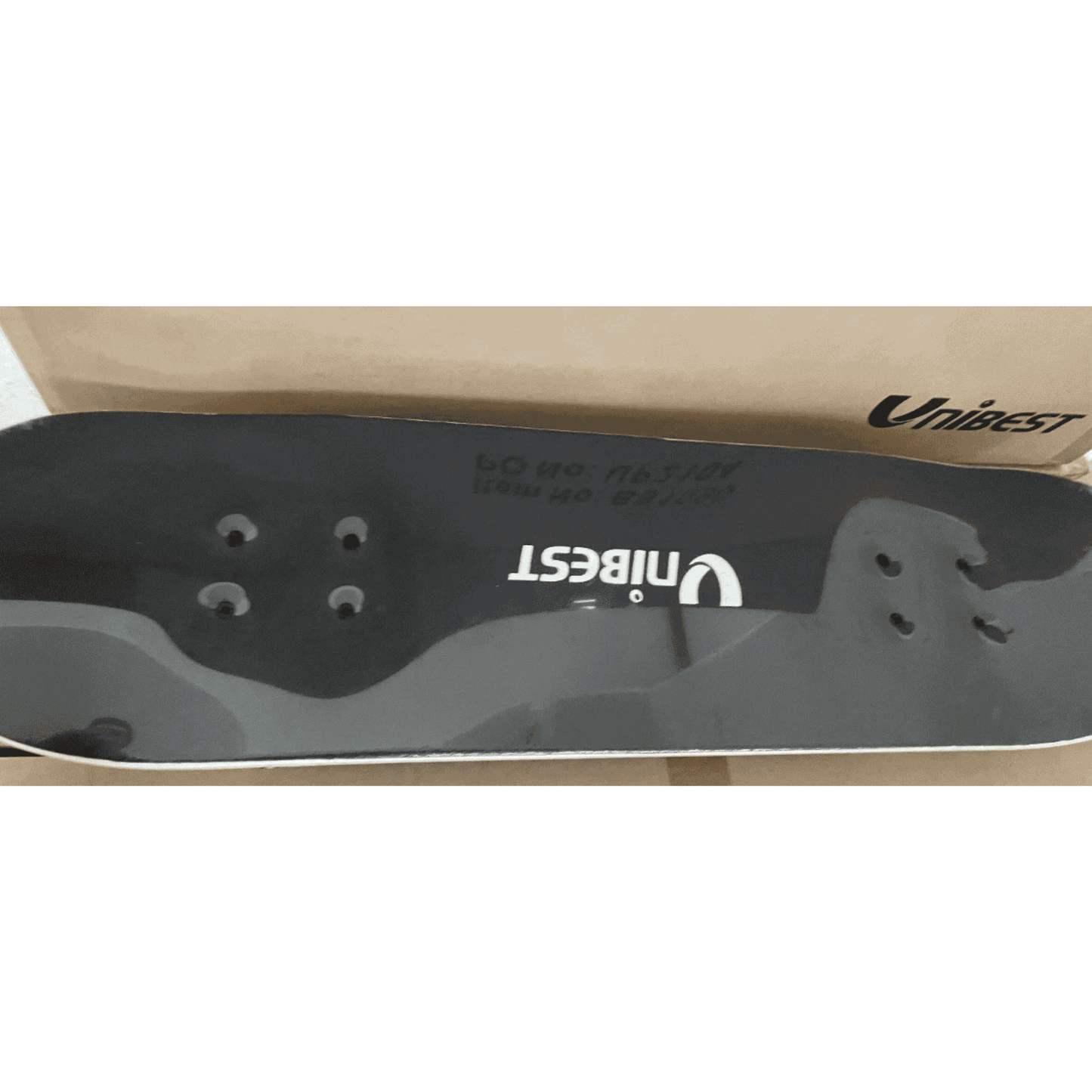 Skateboard Funboard Holzboard komplett 80x20cm Ahornholz Kinder Hirsch